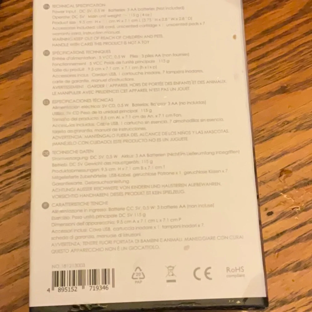 NWT Serene House Fan Diffuser
